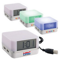 4 Port USB Hub w/ Clock